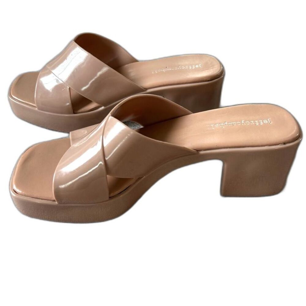 Jeffrey Campbell Bubblegum Jelly Block Heels size 8